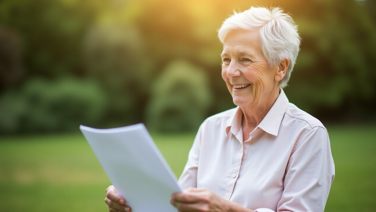 Mindful retirement planning concept