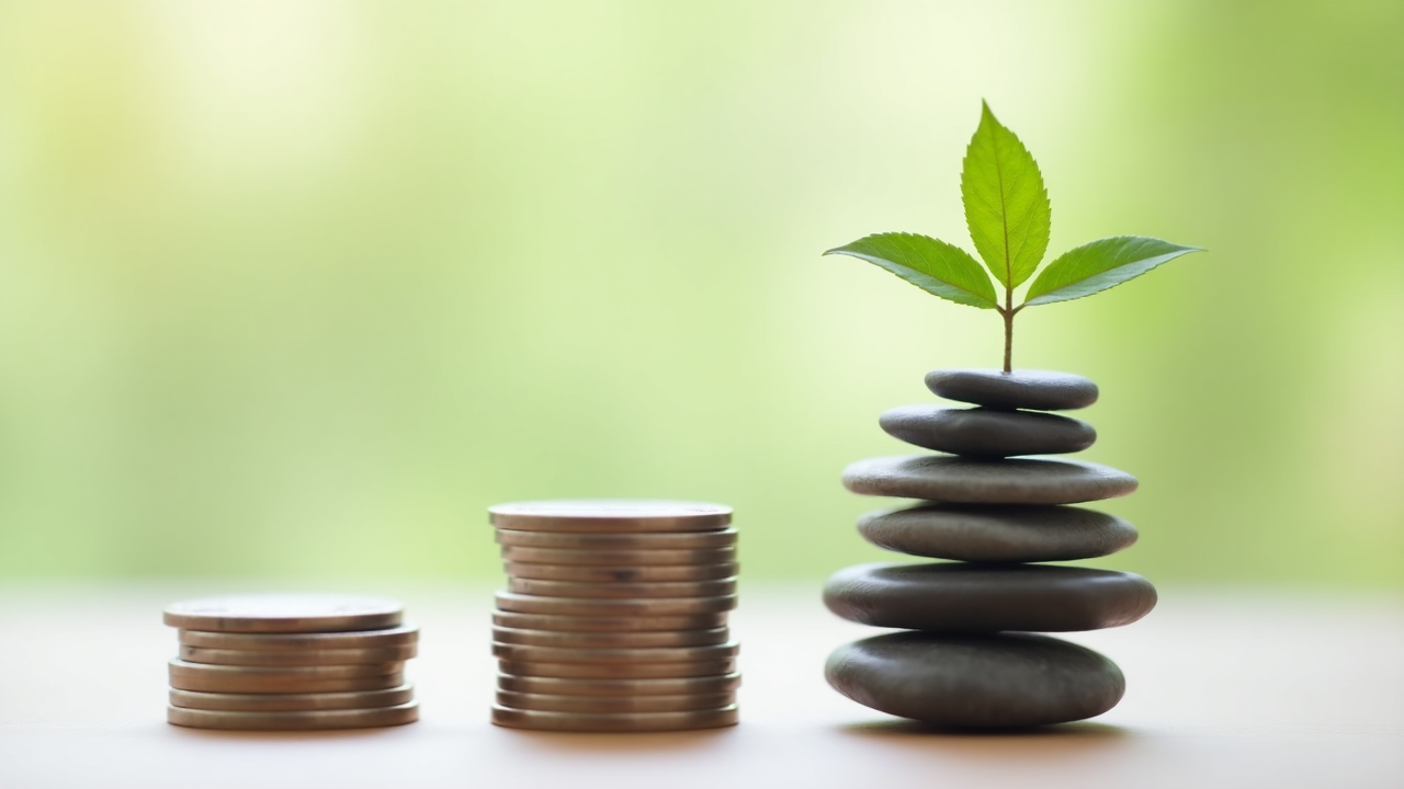 Visual representation of savings growth
